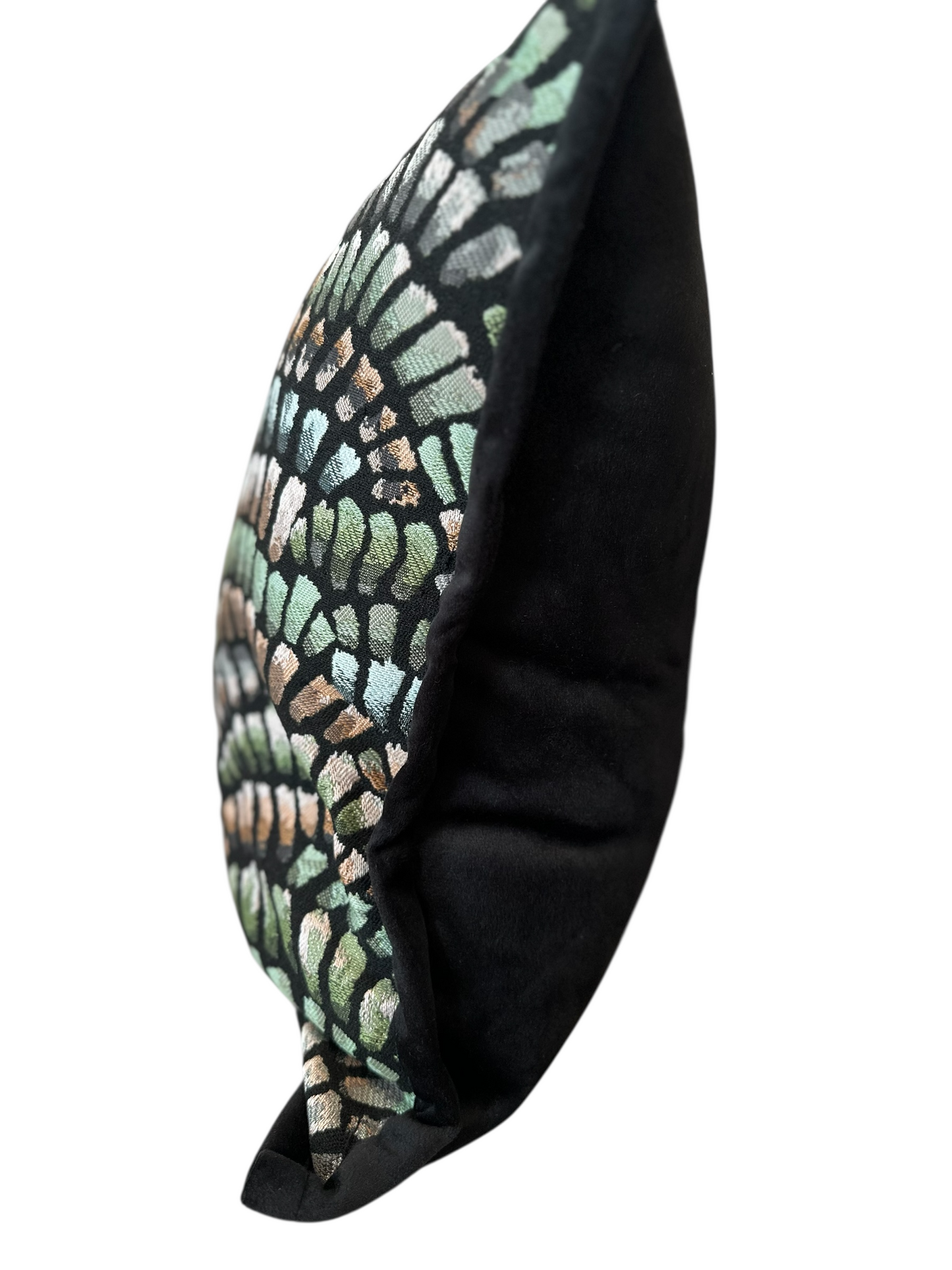 Green Textured Accent Cushion Cover