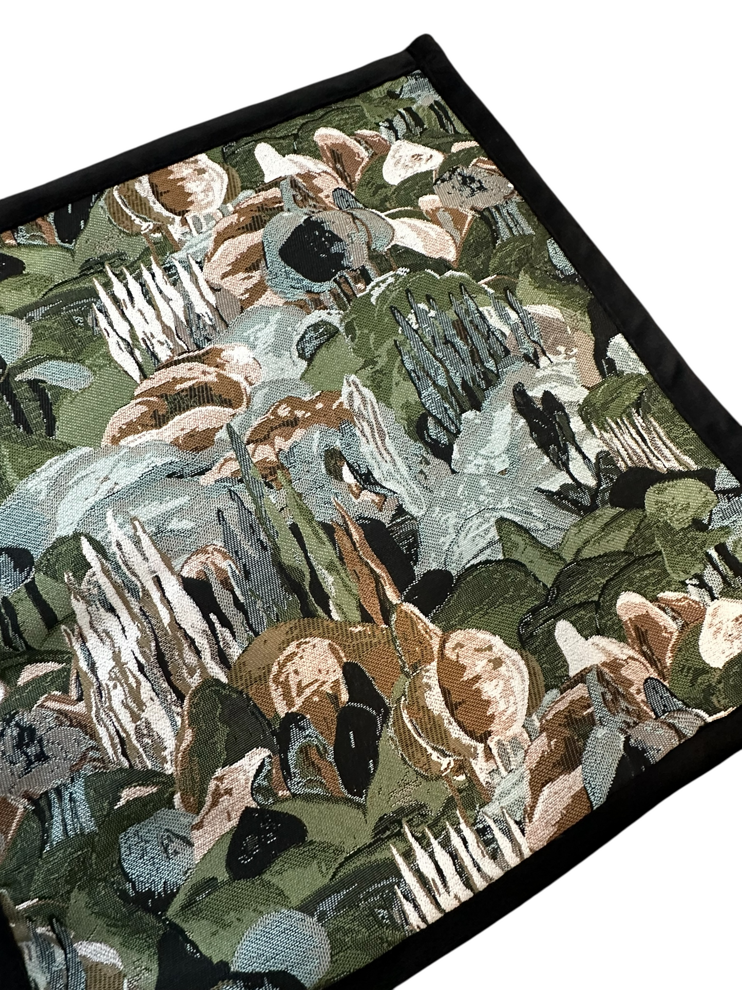 Green Textured Decorative Cushion Cover