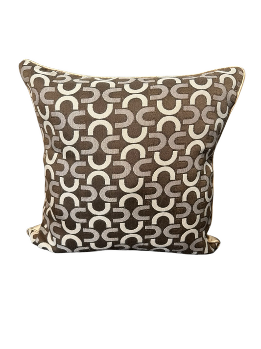 Warm Brown Decorative Cushion Cover